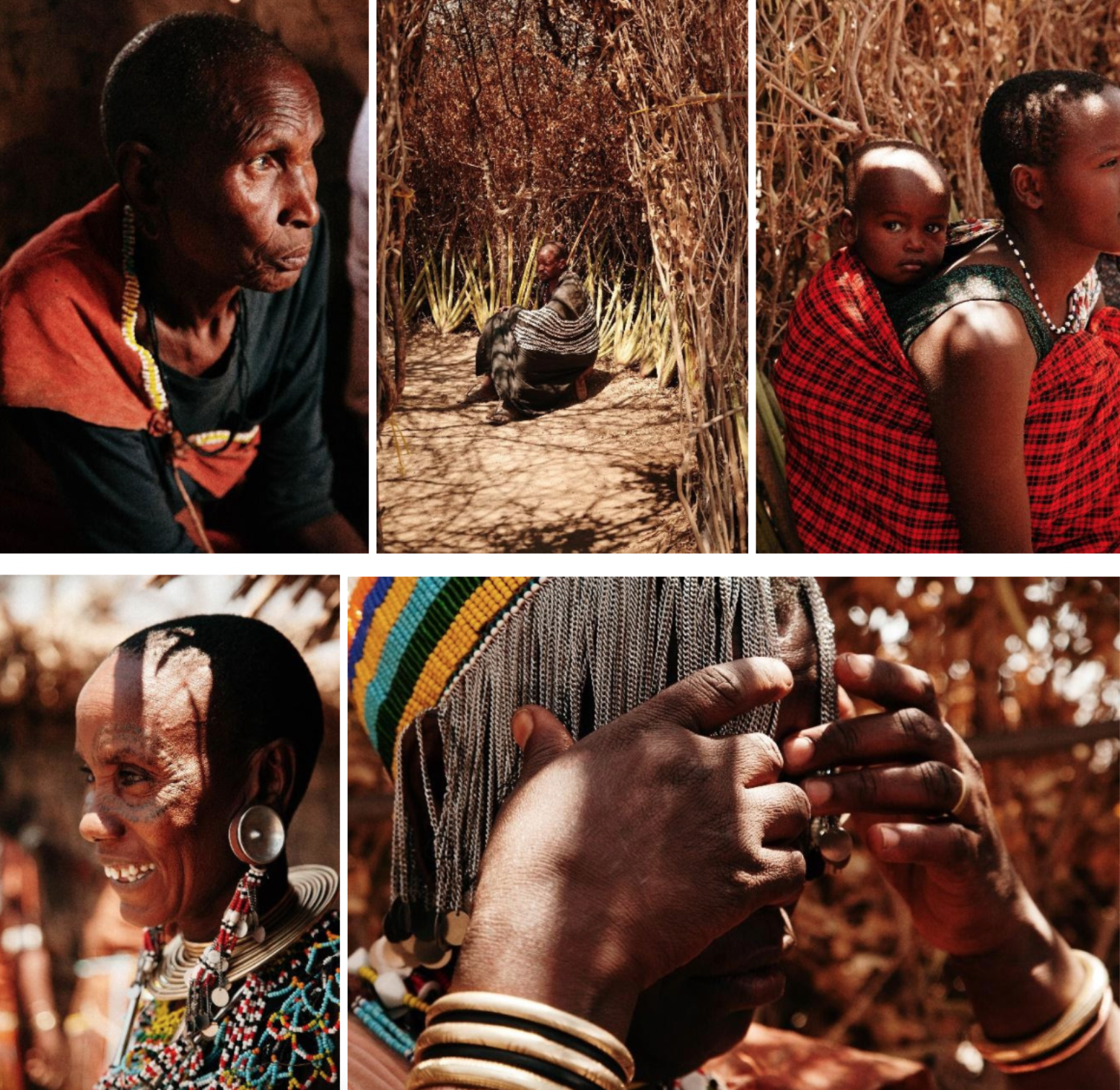 Focus on the Maasai culture and their beauty accessories 